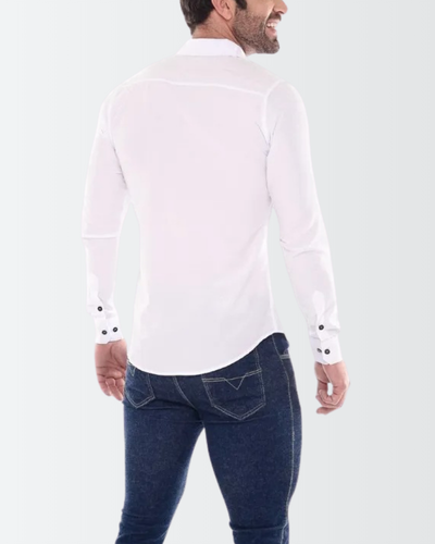 Camisa Social Masculina Manga Longa