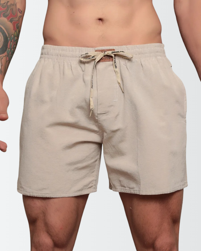 Short Linho Mauricinho Tendencia Verão Moda Praia
