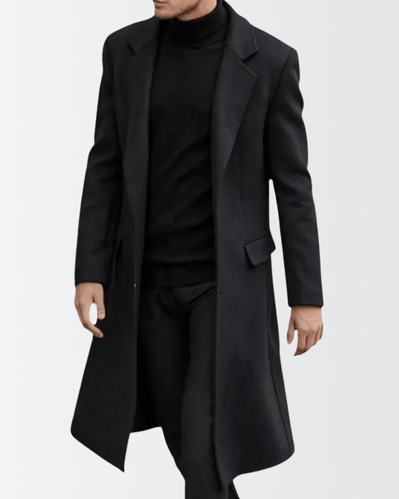 Sobretudo Masculino Longo – Alfaiataria com Caimento Impecável