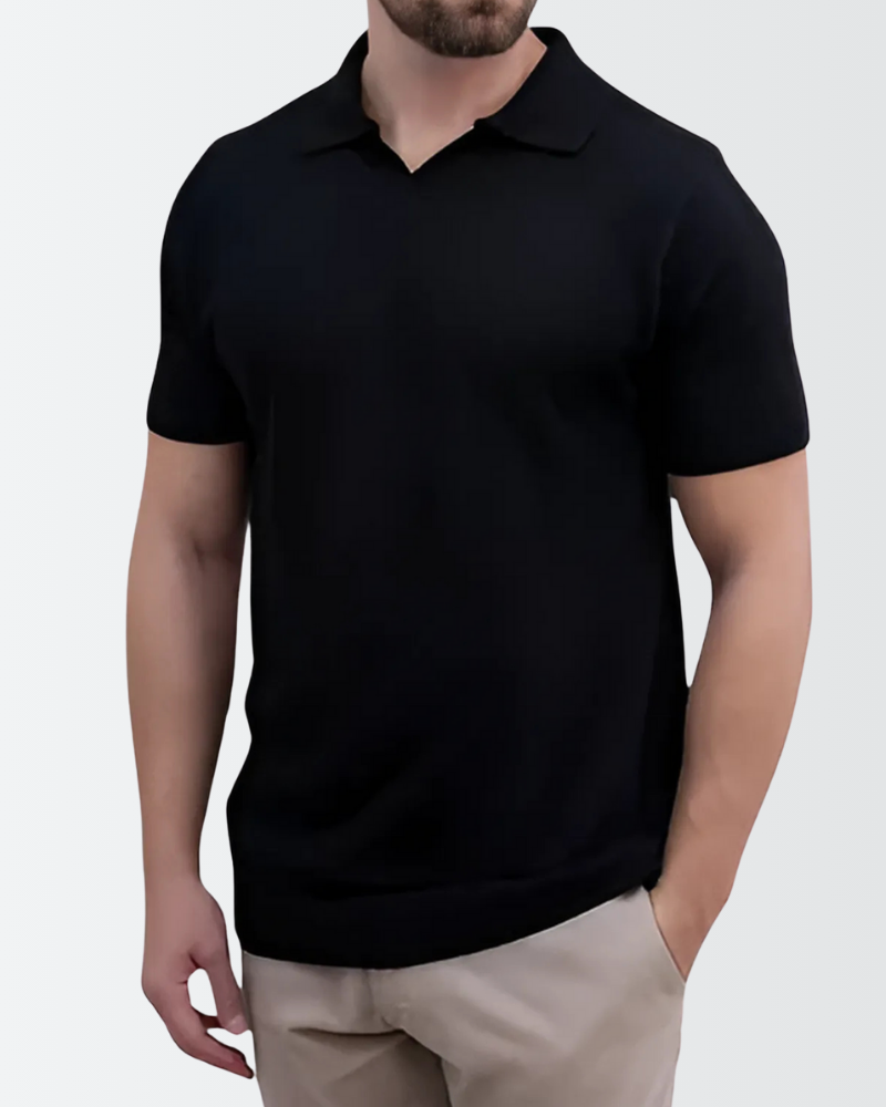Camisa Masculina Polo Gola V Tricot
