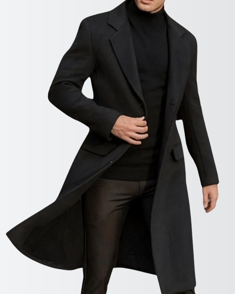 Sobretudo Masculino Longo – Alfaiataria com Caimento Impecável