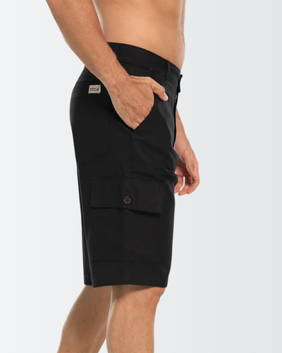 Bermuda Cargo Casual Sarja Com 6 Bolsos Bamborra