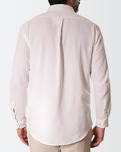 Camisa Social Ralph Lauren de Linho Manga Longa