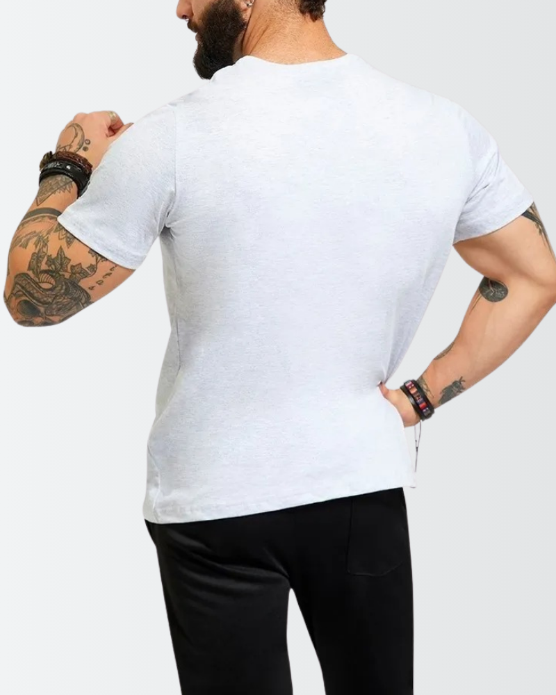 Kit 5 Camiseta Masculina 100% Algodão Basica