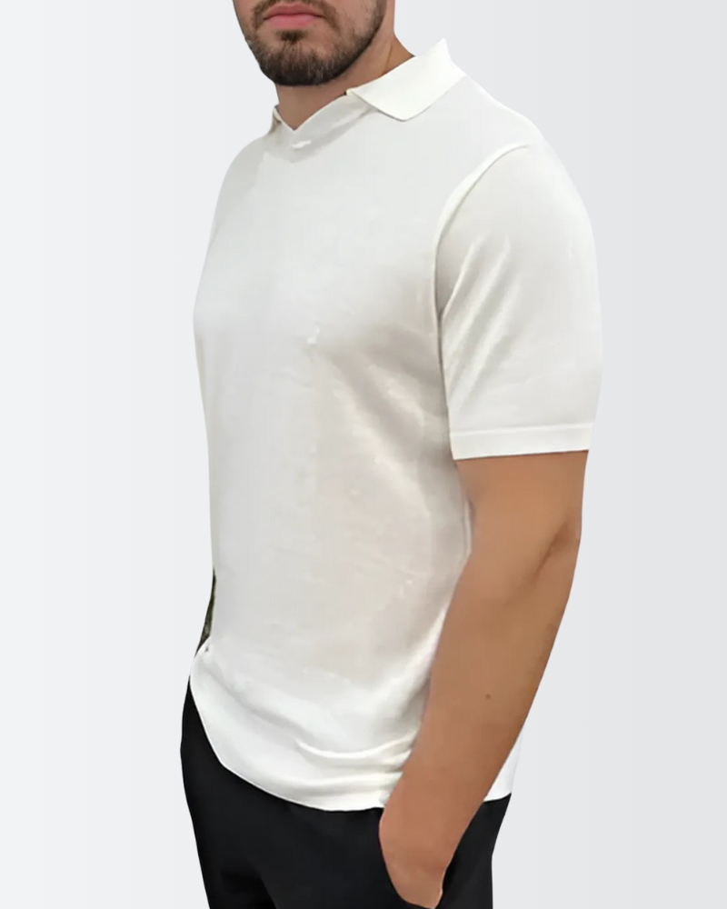 Camisa Masculina Polo Gola V Tricot