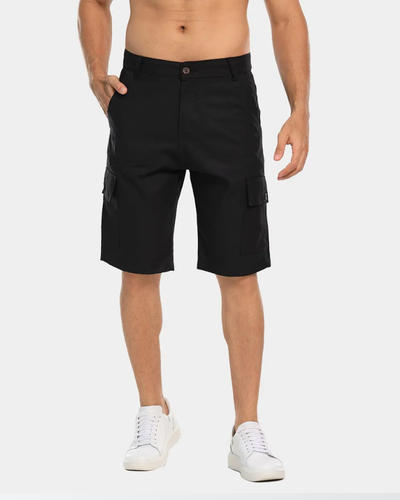 Bermuda Cargo Casual Sarja Com 6 Bolsos Bamborra