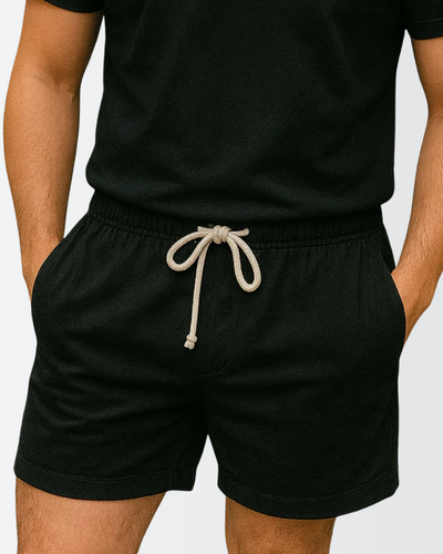 Kit 3 Bermuda Short Linho Masculino Sarja Casual Old Money