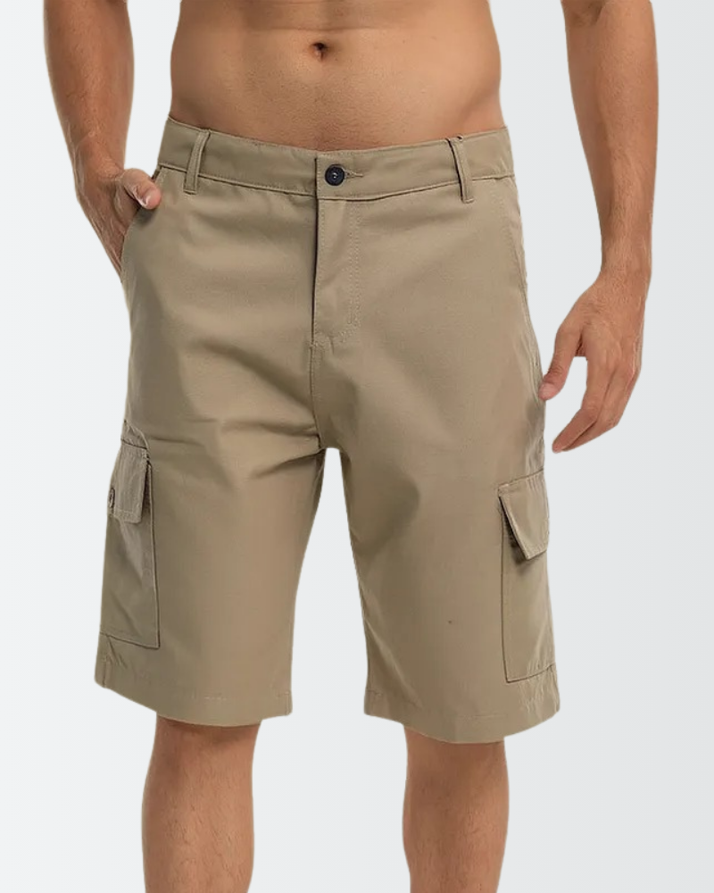 Bermuda Cargo Casual Sarja Com 6 Bolsos Bamborra