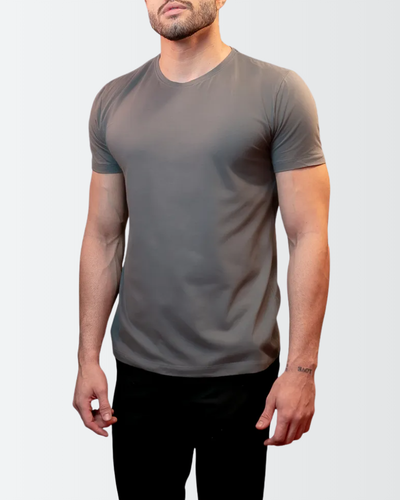 Camiseta Masculina Slim Fit Basica Algodão Egípcio
