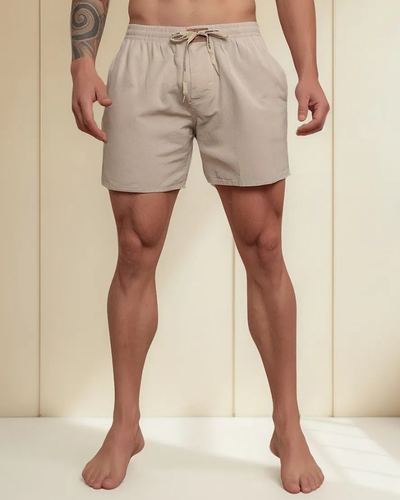 Short Linho Mauricinho Tendencia Verão Moda Praia