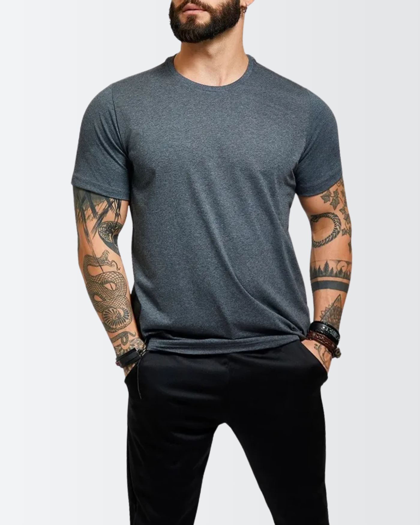 Kit 5 Camiseta Masculina 100% Algodão Basica