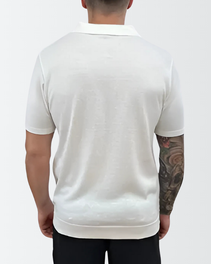 Camisa Masculina Polo Gola V Tricot