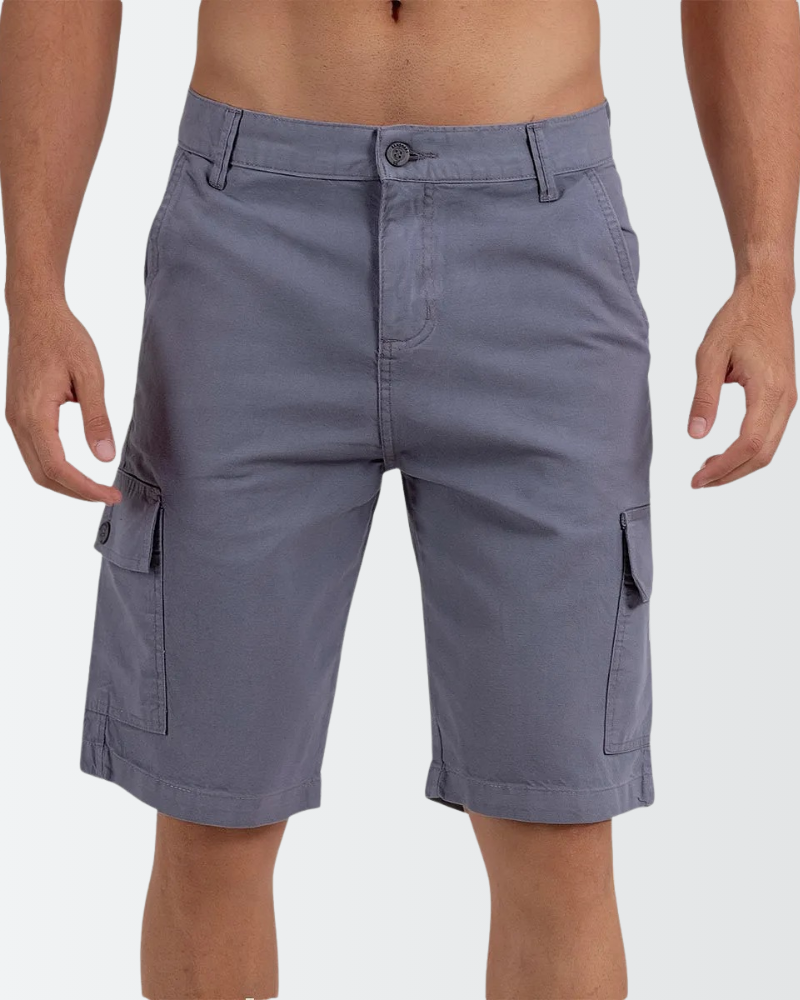 Bermuda Cargo Casual Sarja Com 6 Bolsos Bamborra