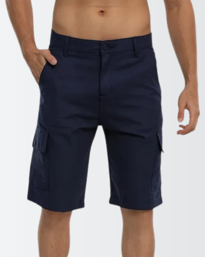 Bermuda Cargo Casual Sarja Com 6 Bolsos Bamborra