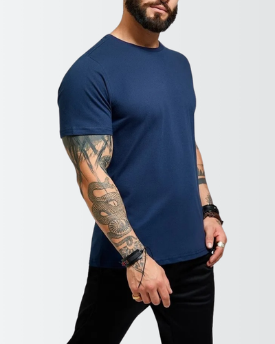Kit 5 Camiseta Masculina 100% Algodão Basica