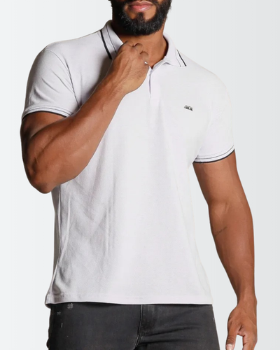 Camisa Polo Masculina em Algodão Piquet