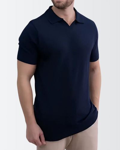 Camisa Masculina Polo Gola V Tricot