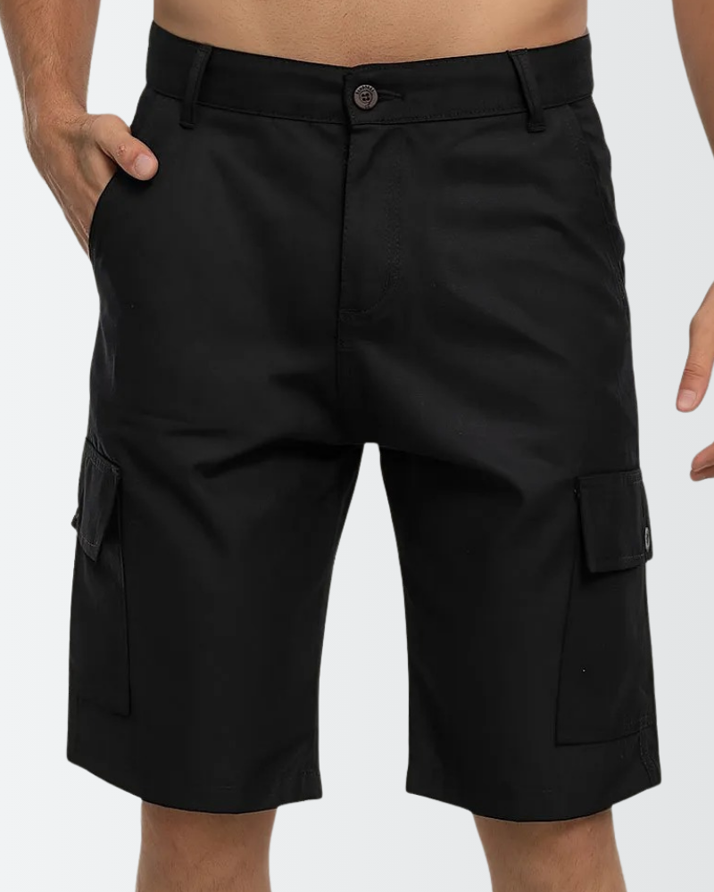 Bermuda Cargo Casual Sarja Com 6 Bolsos Bamborra